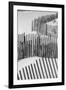 Beach Fencing 1 A-Jeff Pica-Framed Photographic Print
