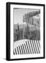 Beach Fencing 1 A-Jeff Pica-Framed Photographic Print