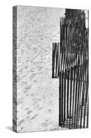Beach Fencing 2-Jeff Pica-Stretched Canvas