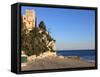 Beach, Finale Ligure, Liguria, Italy-Vincenzo Lombardo-Framed Stretched Canvas