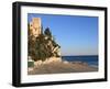 Beach, Finale Ligure, Liguria, Italy-Vincenzo Lombardo-Framed Photographic Print