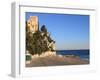 Beach, Finale Ligure, Liguria, Italy-Vincenzo Lombardo-Framed Photographic Print