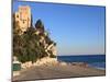 Beach, Finale Ligure, Liguria, Italy-Vincenzo Lombardo-Mounted Photographic Print