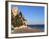 Beach, Finale Ligure, Liguria, Italy-Vincenzo Lombardo-Framed Photographic Print