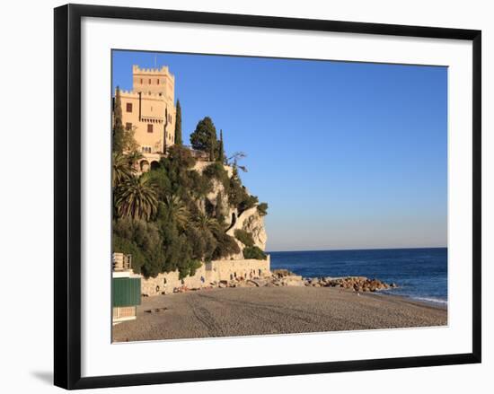 Beach, Finale Ligure, Liguria, Italy-Vincenzo Lombardo-Framed Photographic Print