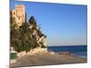 Beach, Finale Ligure, Liguria, Italy-Vincenzo Lombardo-Mounted Photographic Print