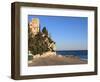 Beach, Finale Ligure, Liguria, Italy-Vincenzo Lombardo-Framed Photographic Print