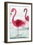 Beach Flamingoes-Aimee Wilson-Framed Art Print