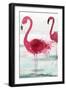 Beach Flamingoes-Aimee Wilson-Framed Art Print