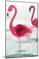 Beach Flamingoes-Aimee Wilson-Mounted Art Print