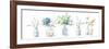 Beach Flowers I Panel-Danhui Nai-Framed Art Print