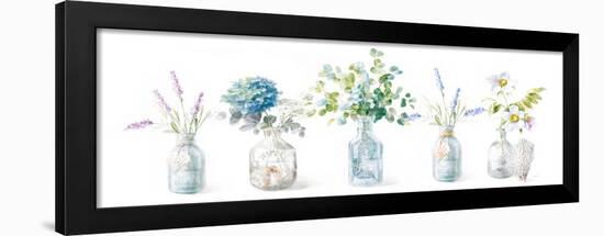 Beach Flowers I Panel-Danhui Nai-Framed Art Print