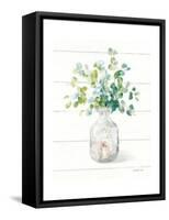 Beach Flowers IV Vase-Danhui Nai-Framed Stretched Canvas