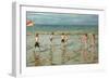 Beach football,Sheringham ,2018, (oil on canvas)-Andrew Macara-Framed Giclee Print