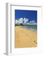 Beach Footprints, Loisa, Puerto Rico-George Oze-Framed Photographic Print