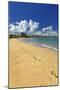 Beach Footprints, Loisa, Puerto Rico-George Oze-Mounted Photographic Print