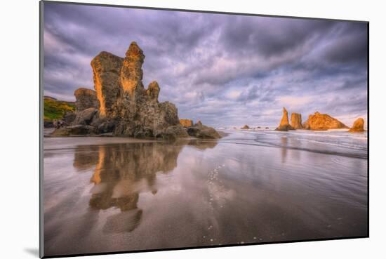 Beach Formations, Bandon, Oregon Coast-Vincent James-Mounted Photographic Print