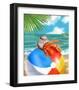 Beach Friends - Hermit Crab-Shari Warren-Framed Art Print