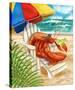 Beach Friends - Lobster-Shari Warren-Stretched Canvas