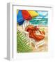 Beach Friends - Lobster-Shari Warren-Framed Art Print