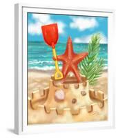 Beach Friends - Starfish-Shari Warren-Framed Art Print