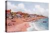 Beach from Pier, Felixstowe-Alfred Robert Quinton-Stretched Canvas