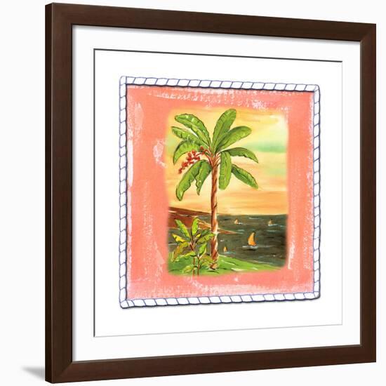 Beach-Front Banana Tree-Ormsby, Anne Ormsby-Framed Art Print