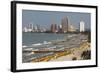 Beach Front, Cartagena, Atlantico Province. Colombia-Pete Oxford-Framed Photographic Print