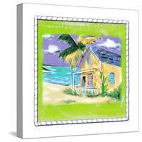 Beach-Front Cottage-Ormsby, Anne Ormsby-Stretched Canvas