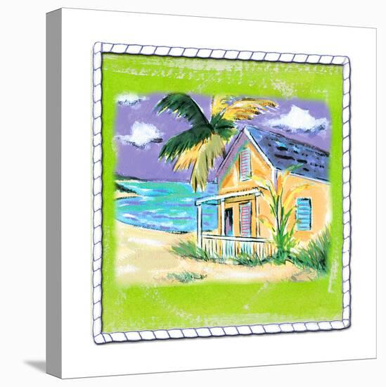 Beach-Front Cottage-Ormsby, Anne Ormsby-Stretched Canvas