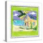 Beach-Front Cottage-Ormsby, Anne Ormsby-Stretched Canvas