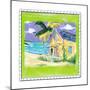 Beach-Front Cottage-Ormsby, Anne Ormsby-Mounted Art Print