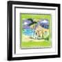 Beach-Front Cottage-Ormsby, Anne Ormsby-Framed Art Print