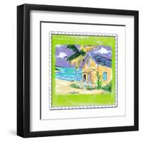 Beach-Front Cottage-Ormsby, Anne Ormsby-Framed Art Print