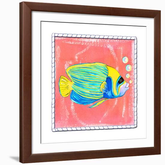 Beach Front Fish-Ormsby, Anne Ormsby-Framed Art Print