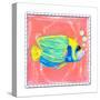 Beach Front Fish-Ormsby, Anne Ormsby-Stretched Canvas