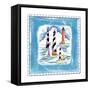 Beach-Front-Lighthouses-Ormsby, Anne Ormsby-Framed Stretched Canvas