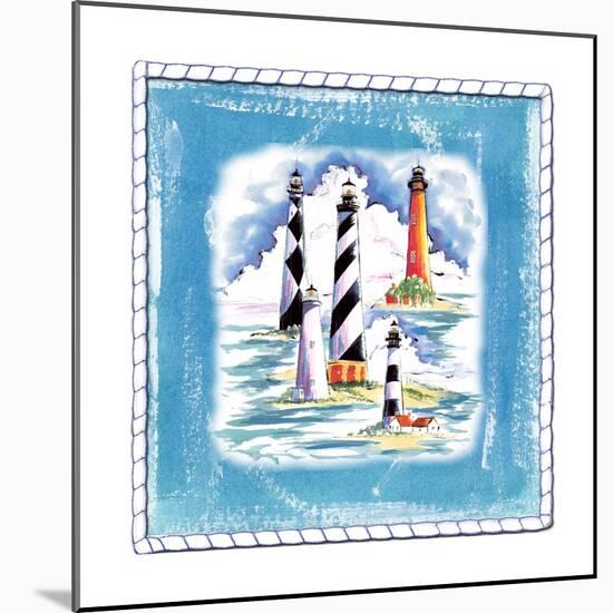 Beach-Front-Lighthouses-Ormsby, Anne Ormsby-Mounted Art Print