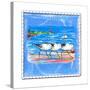 Beach-Front-Shore Birds-Ormsby, Anne Ormsby-Stretched Canvas