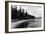 Beach Front View of Point Defiance Park - Tacoma, WA-Lantern Press-Framed Art Print