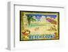 Beach Front-Chris Vest-Framed Art Print