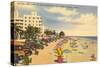Beach, Ft. Lauderdale, Florida-null-Stretched Canvas