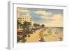 Beach, Ft. Lauderdale, Florida-null-Framed Art Print