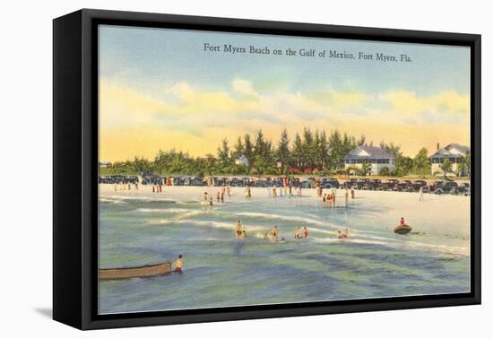 Beach, Ft. Myers, Florida-null-Framed Stretched Canvas