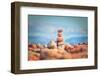 Beach Game-Philippe Sainte-Laudy-Framed Photographic Print