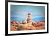 Beach Game-Philippe Sainte-Laudy-Framed Photographic Print