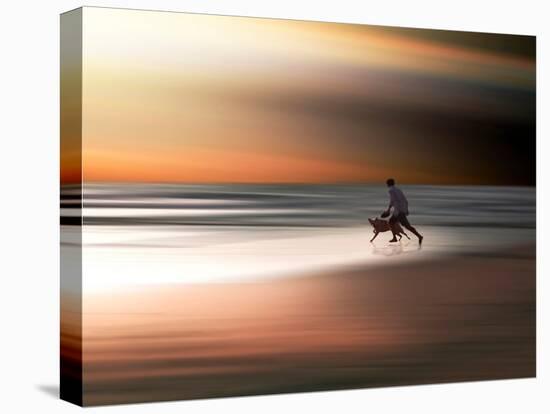 Beach Games-Josh Adamski-Stretched Canvas