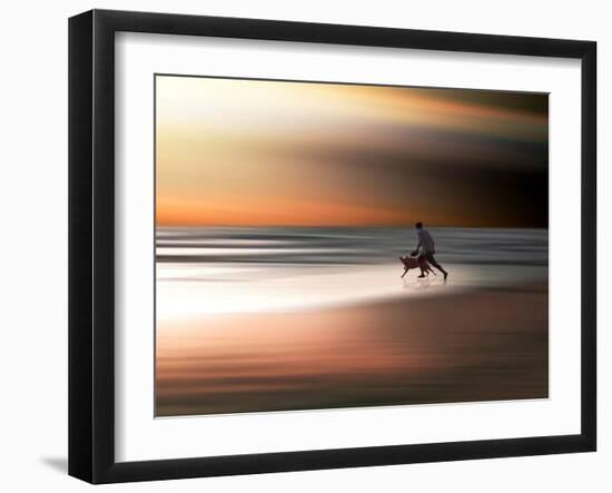 Beach Games-Josh Adamski-Framed Premium Photographic Print