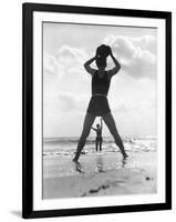 Beach Games-null-Framed Photographic Print