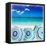 Beach Gathering-Charlie Carter-Framed Stretched Canvas